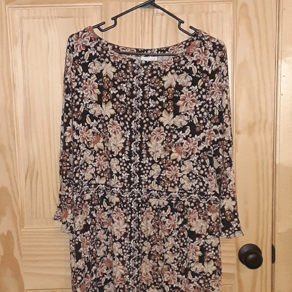 J.Jill Floral Knit Dress - Picture 2 of 5